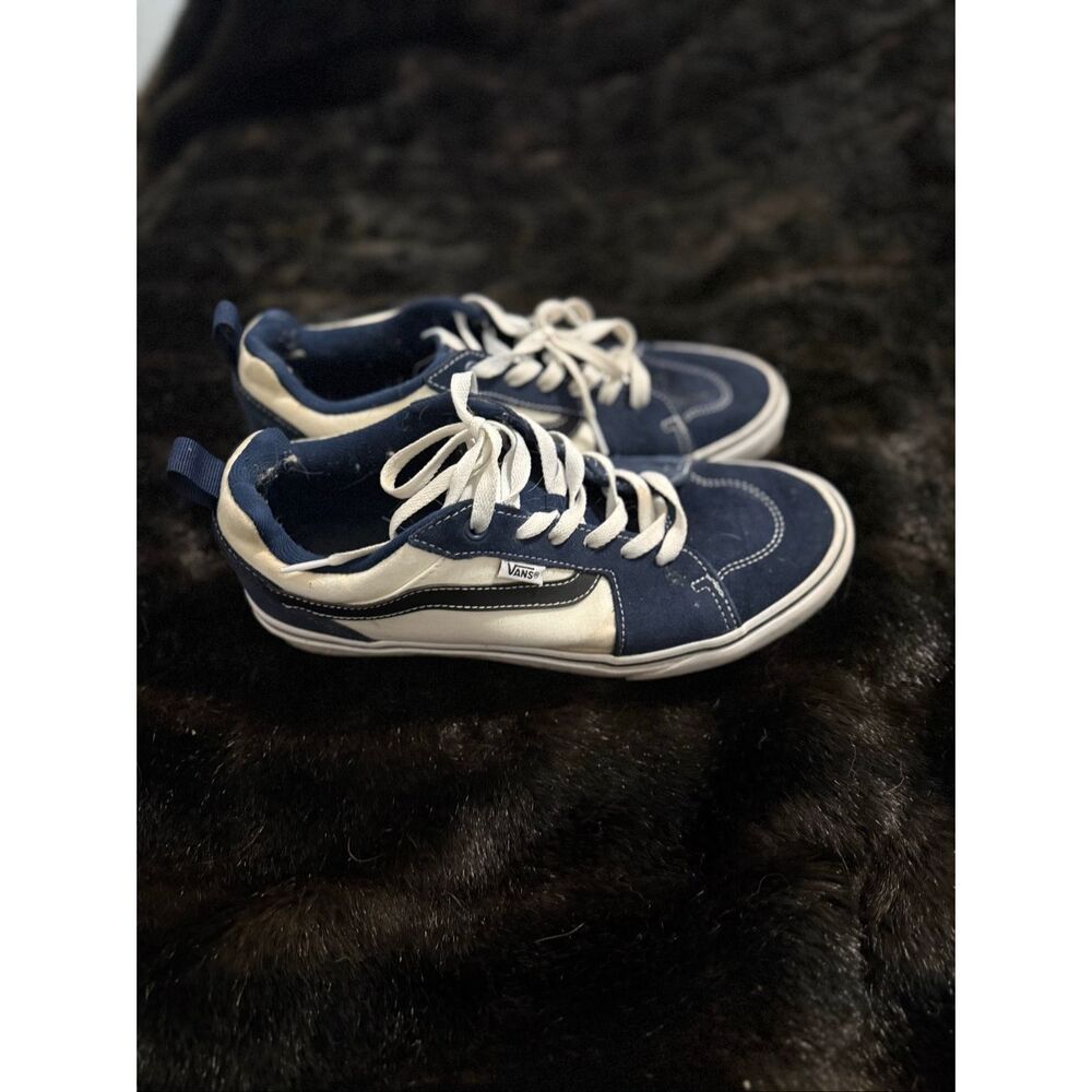 Vans Men's Filmore Dress Blues Suede Canvas Mix Skate Shoes - Size 8.5